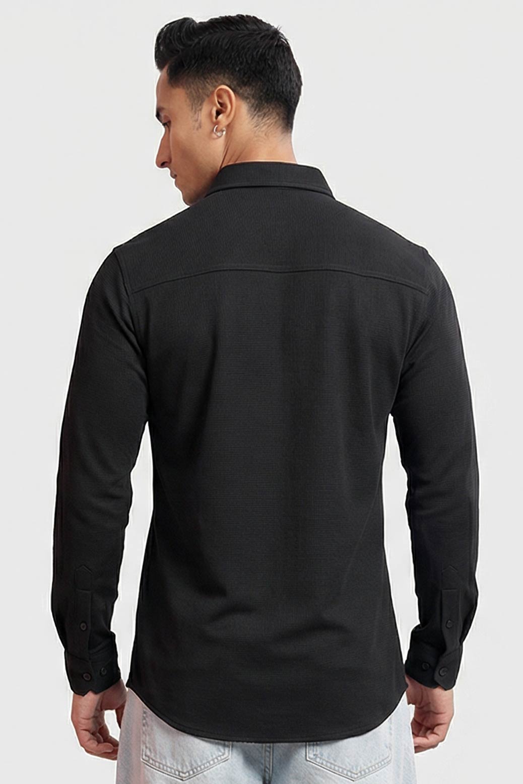 Foundation Fullsleeves Shirt Black
