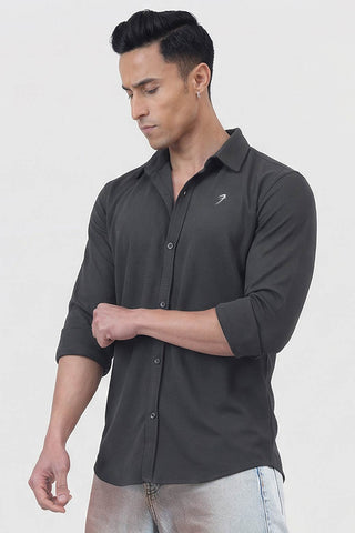 Foundation Fullsleeves Shirt Dark Grey