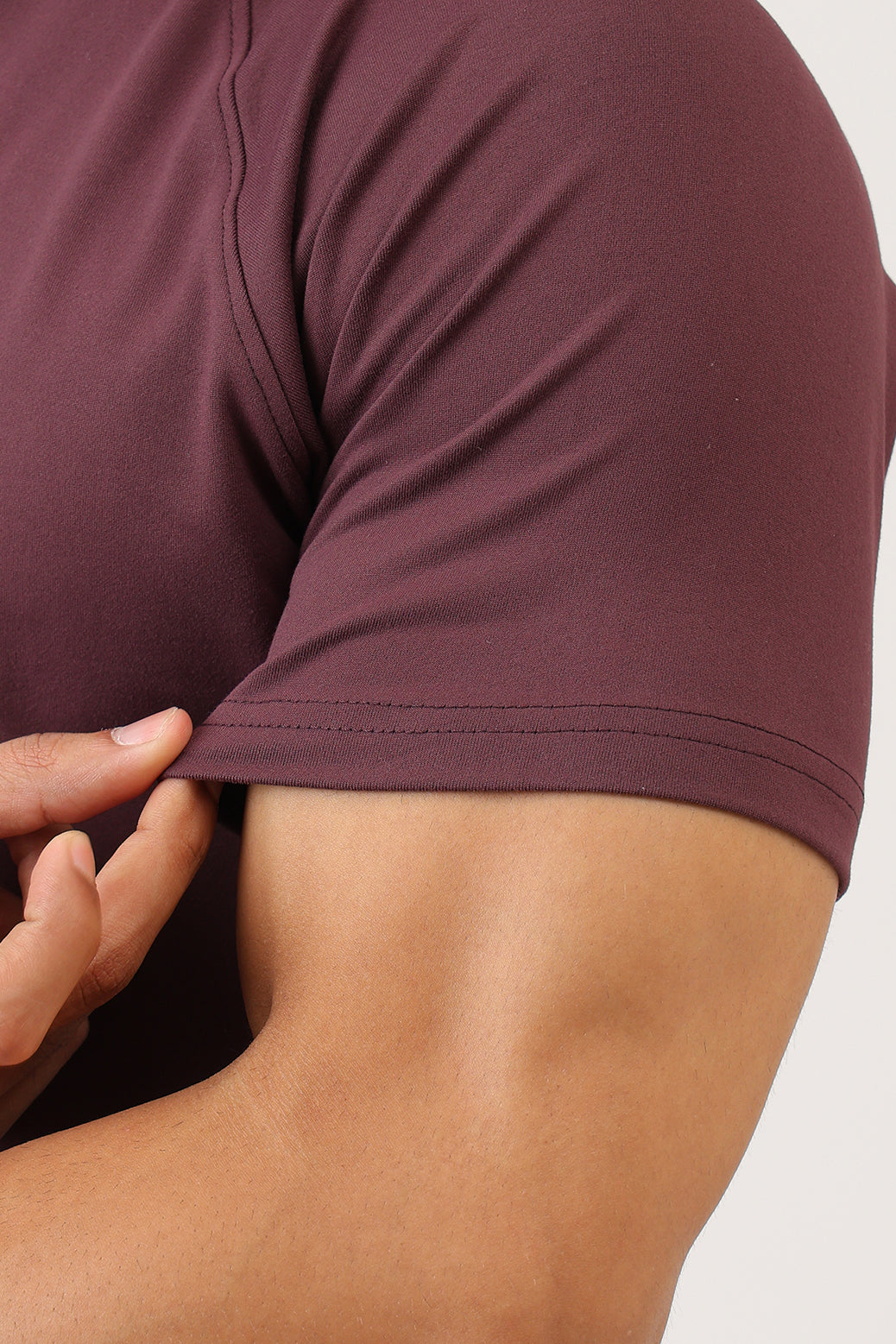 Essential Soft Slim T-shirt Wine