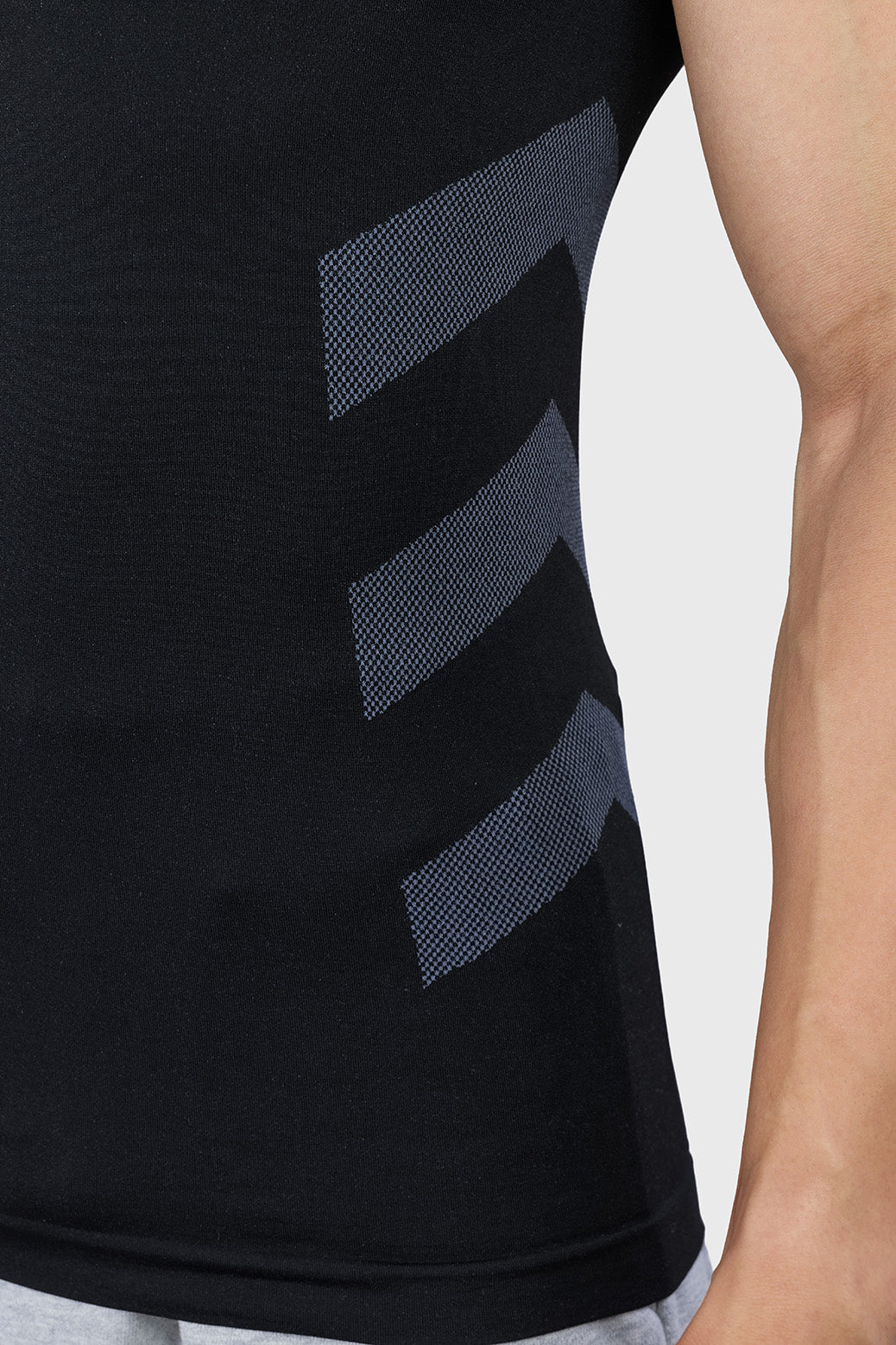 Flux Seamless T-shirt Black/Light Grey