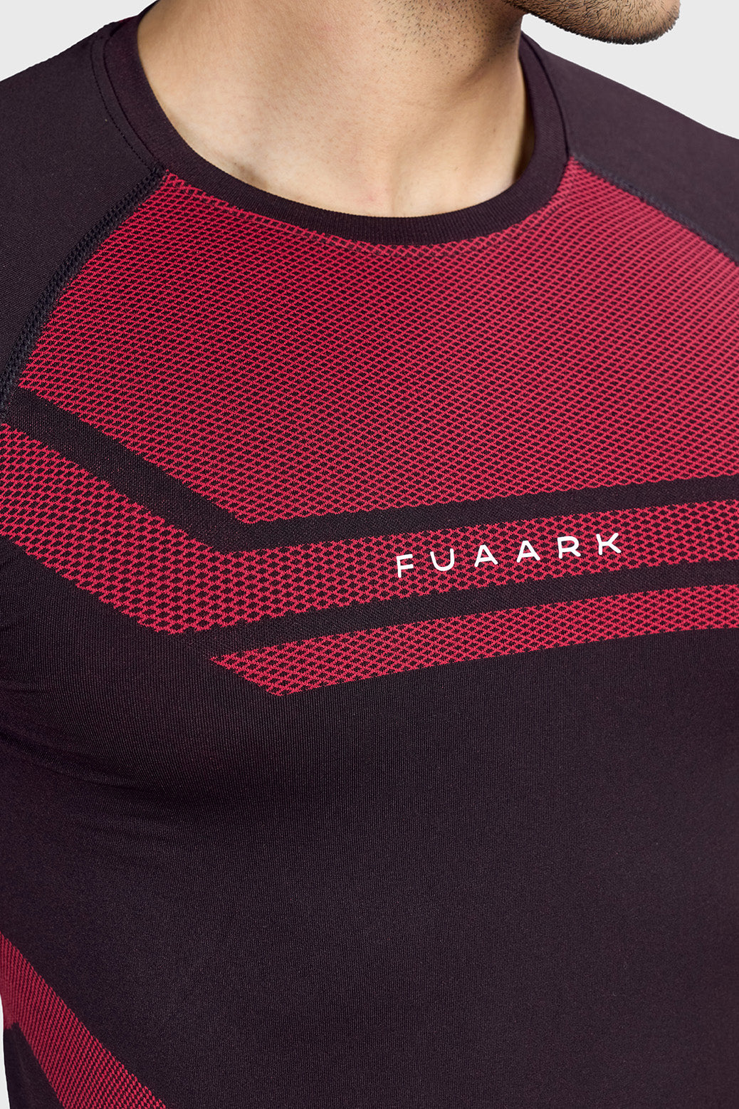 Flux Seamless T-shirt Black/Red