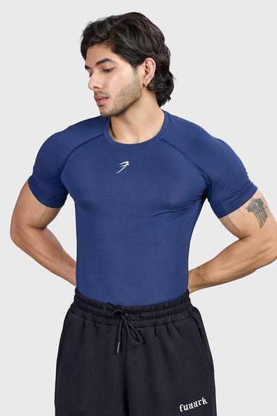 Forge Compression T-shirt Blue