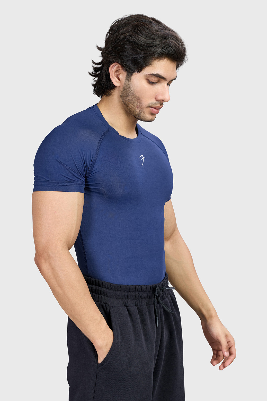 Forge Compression T-shirt Blue