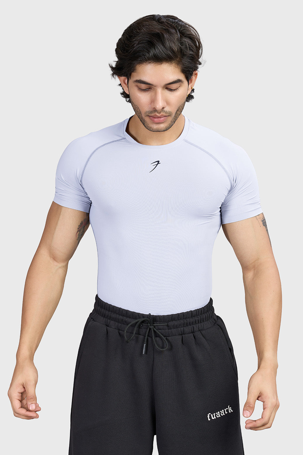Forge Compression T-shirt Light Grey
