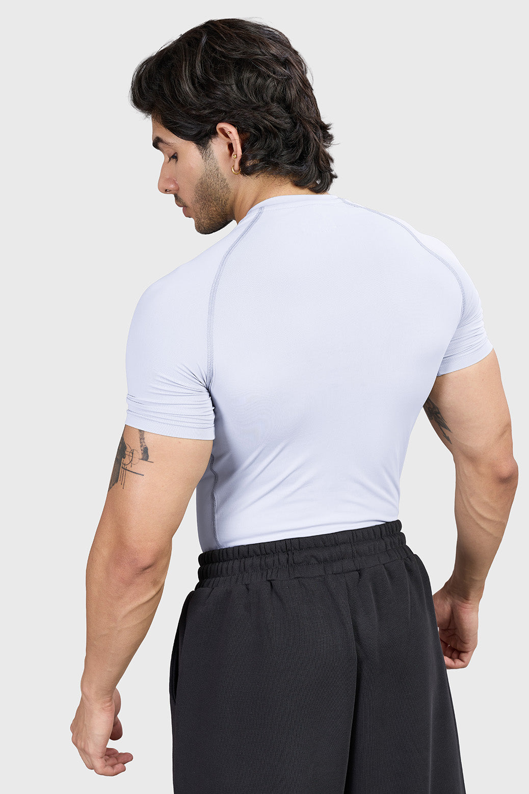 Forge Compression T-shirt Light Grey
