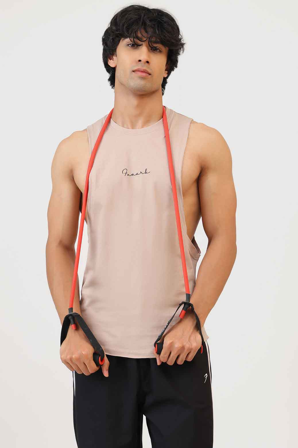 Fortis Deep Arm Tank Beige