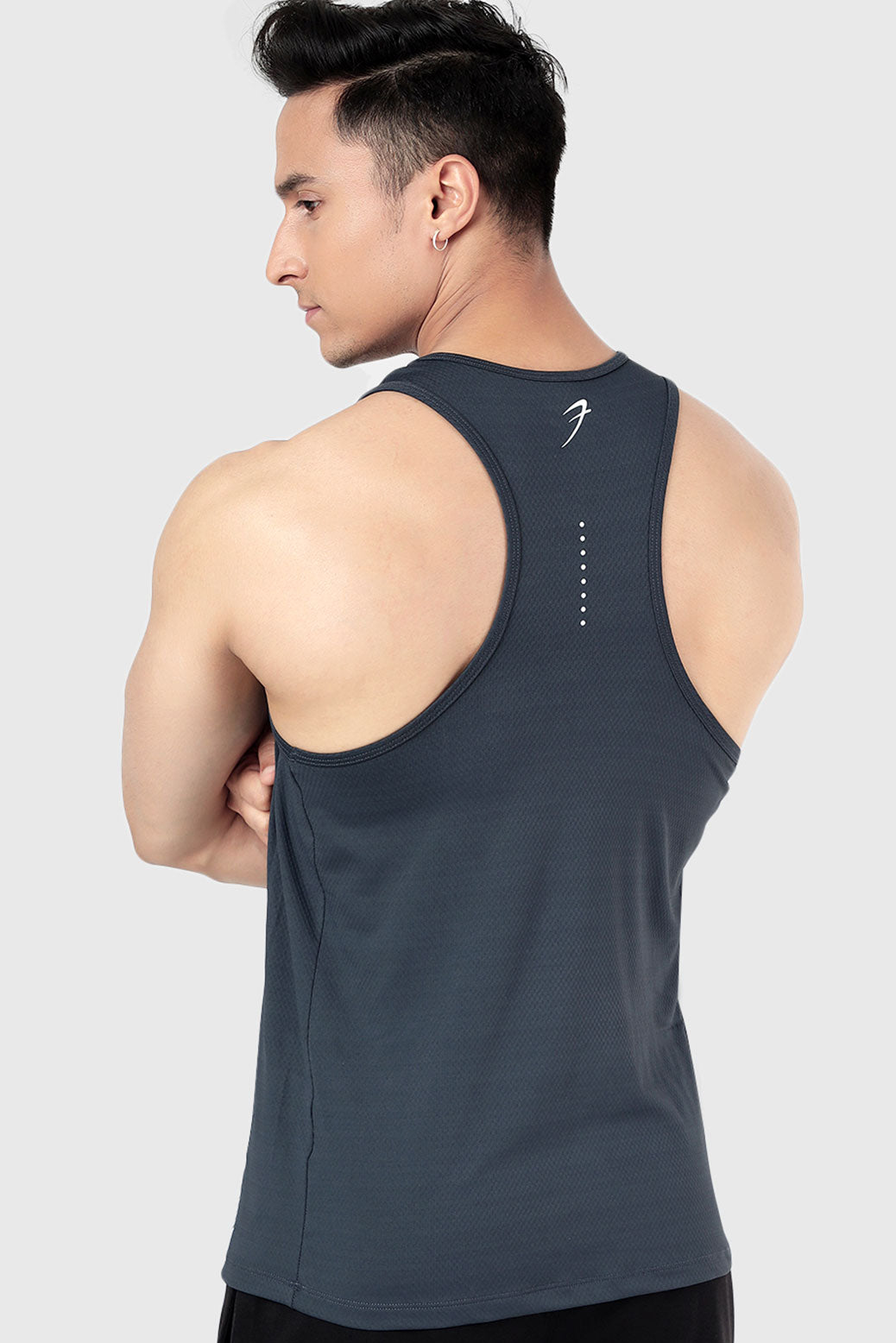 Aura Textured Tank Graphite