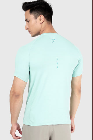 Aura Textured T-shirt Sea Green