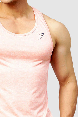 Bold Melange Tank Peach