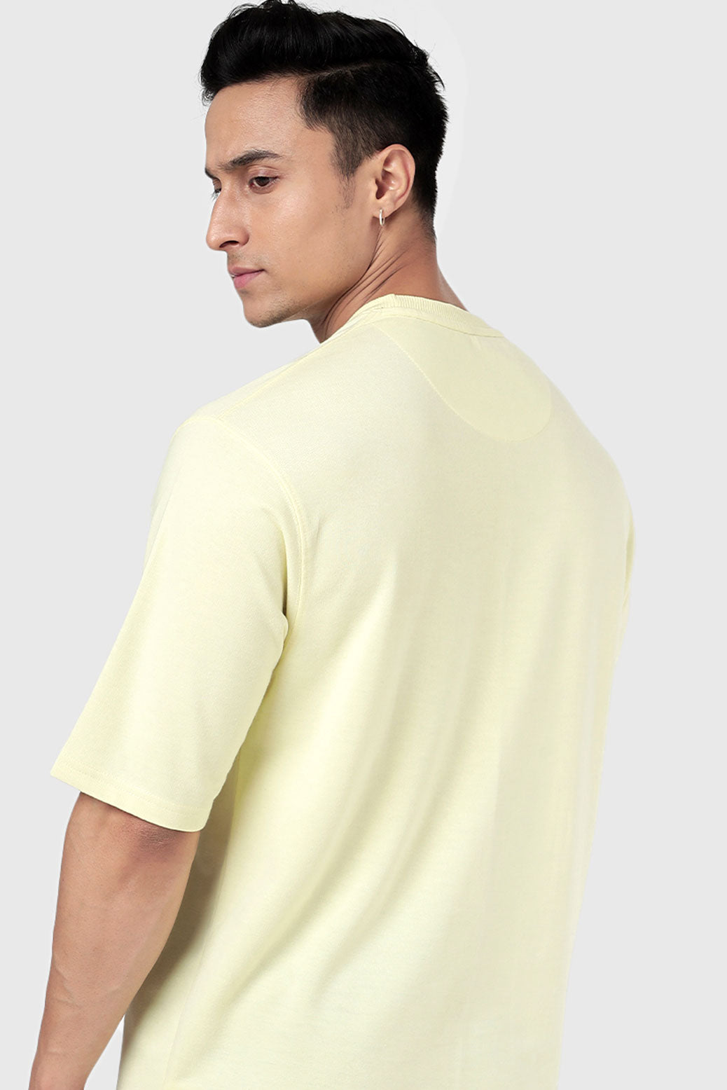 Classic Oversized Tshirt Light Yellow