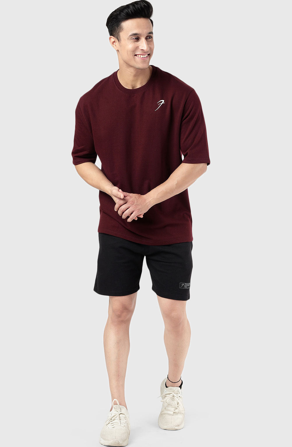 Classic Oversized Tshirt Maroon
