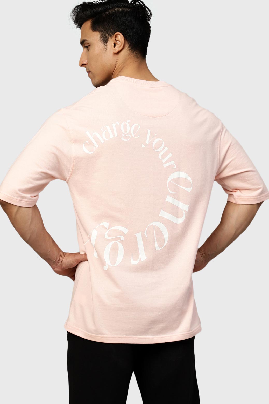 Energy Oversized Tshirt Light Pink