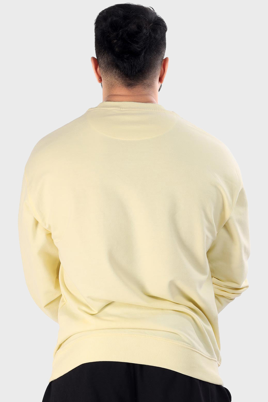 Star Oversized Sweatshirt Yellow