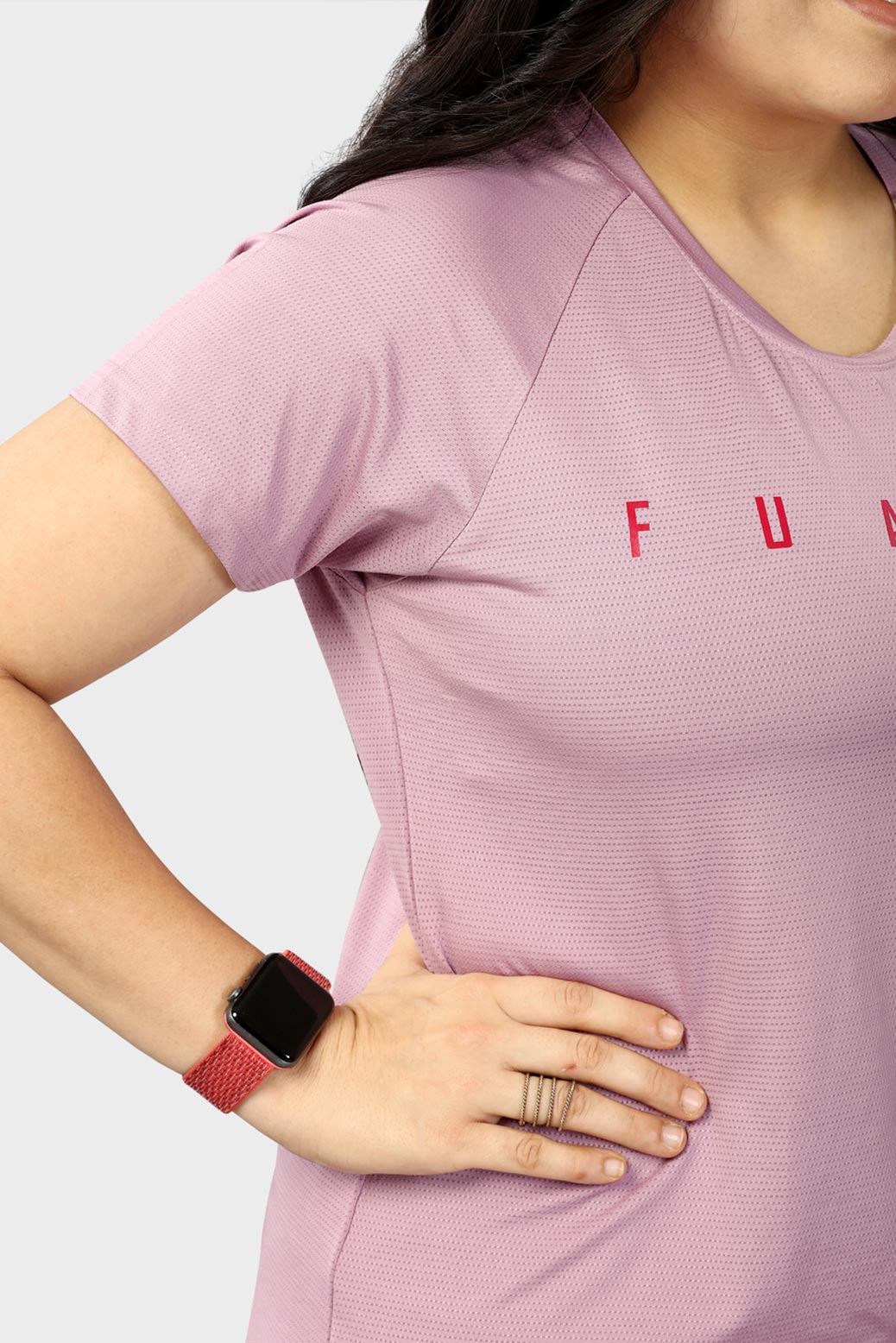 Training Mesh T-shirt Mauve