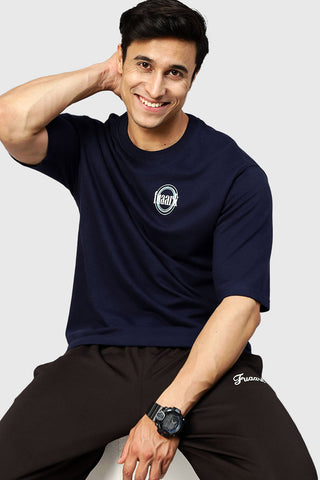 Zodiac Oversized T-shirt Navy