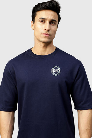 Zodiac Oversized T-shirt Navy