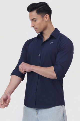 Aero Fullsleeves Shirt Navy