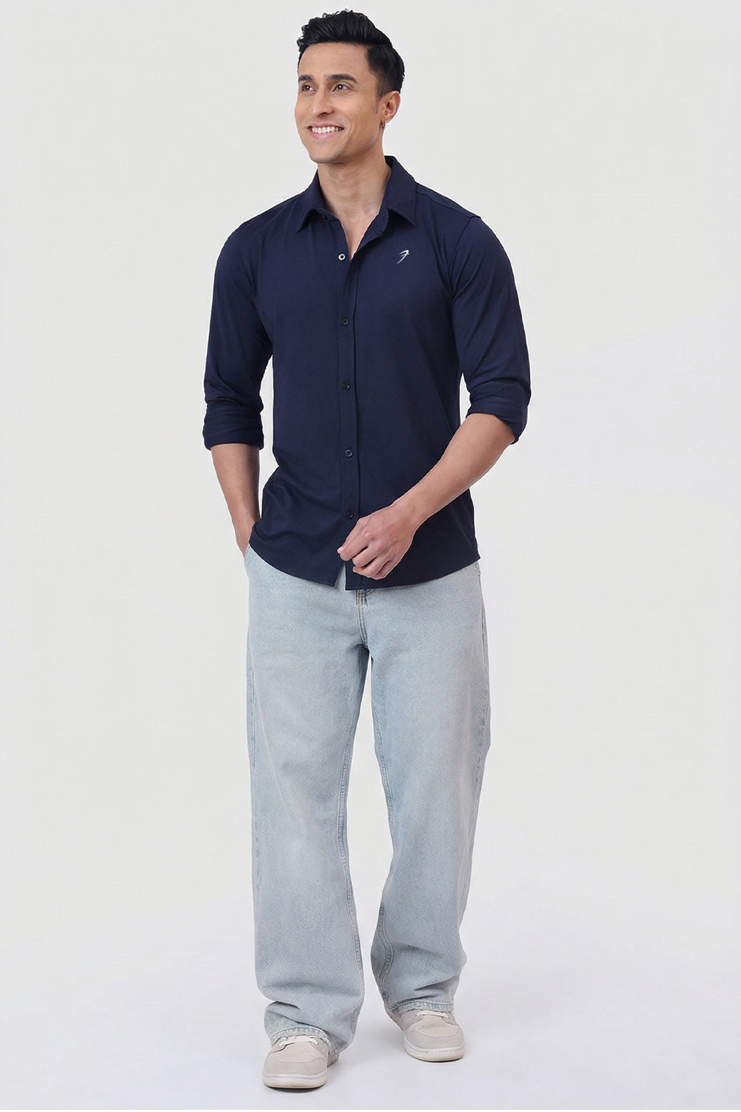 Aero Fullsleeves Shirt Navy