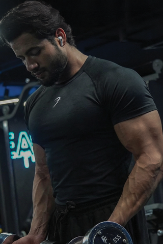 Bare Nylon T-shirt Black