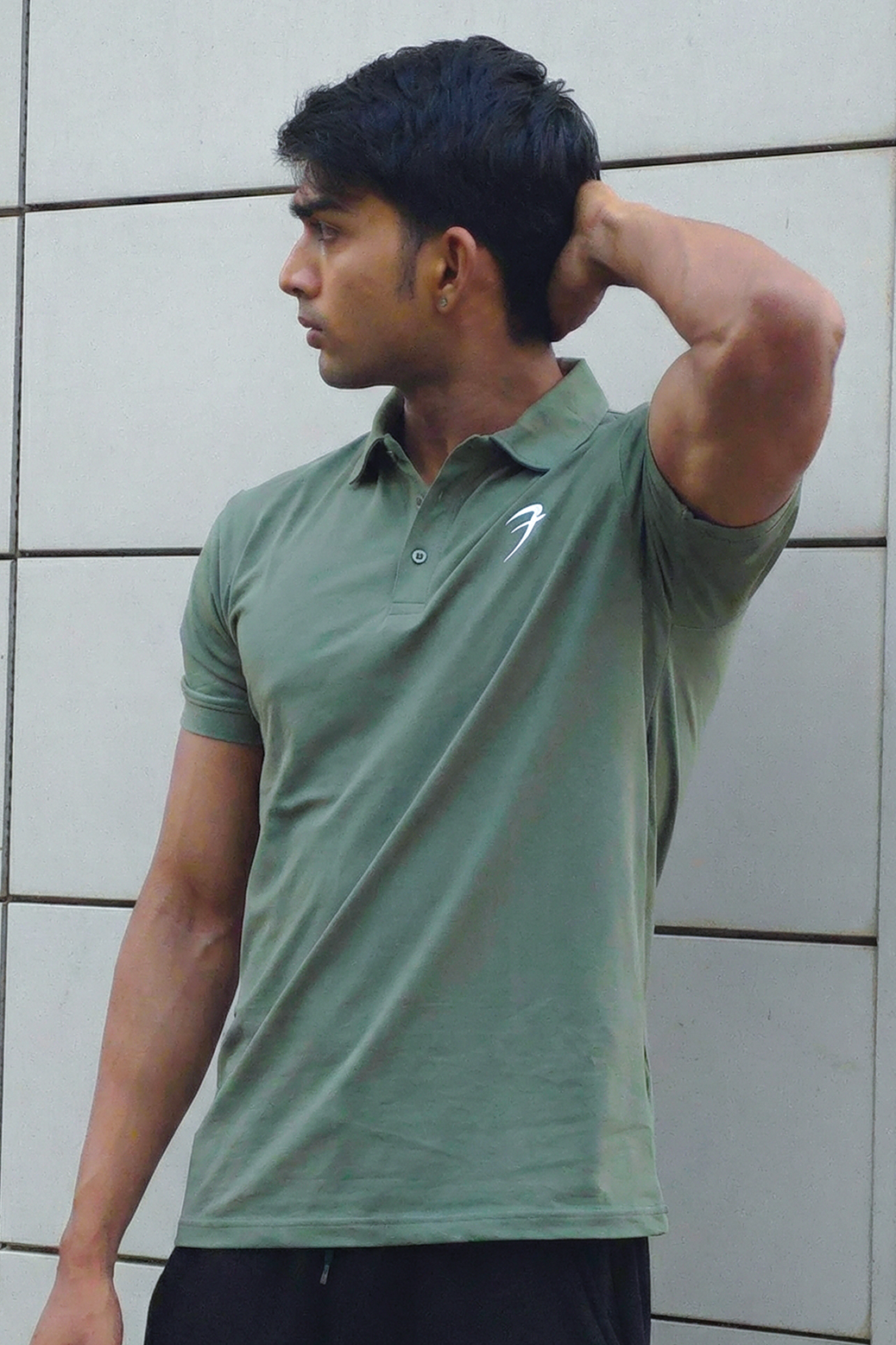 Polo T-shirt Sage Green