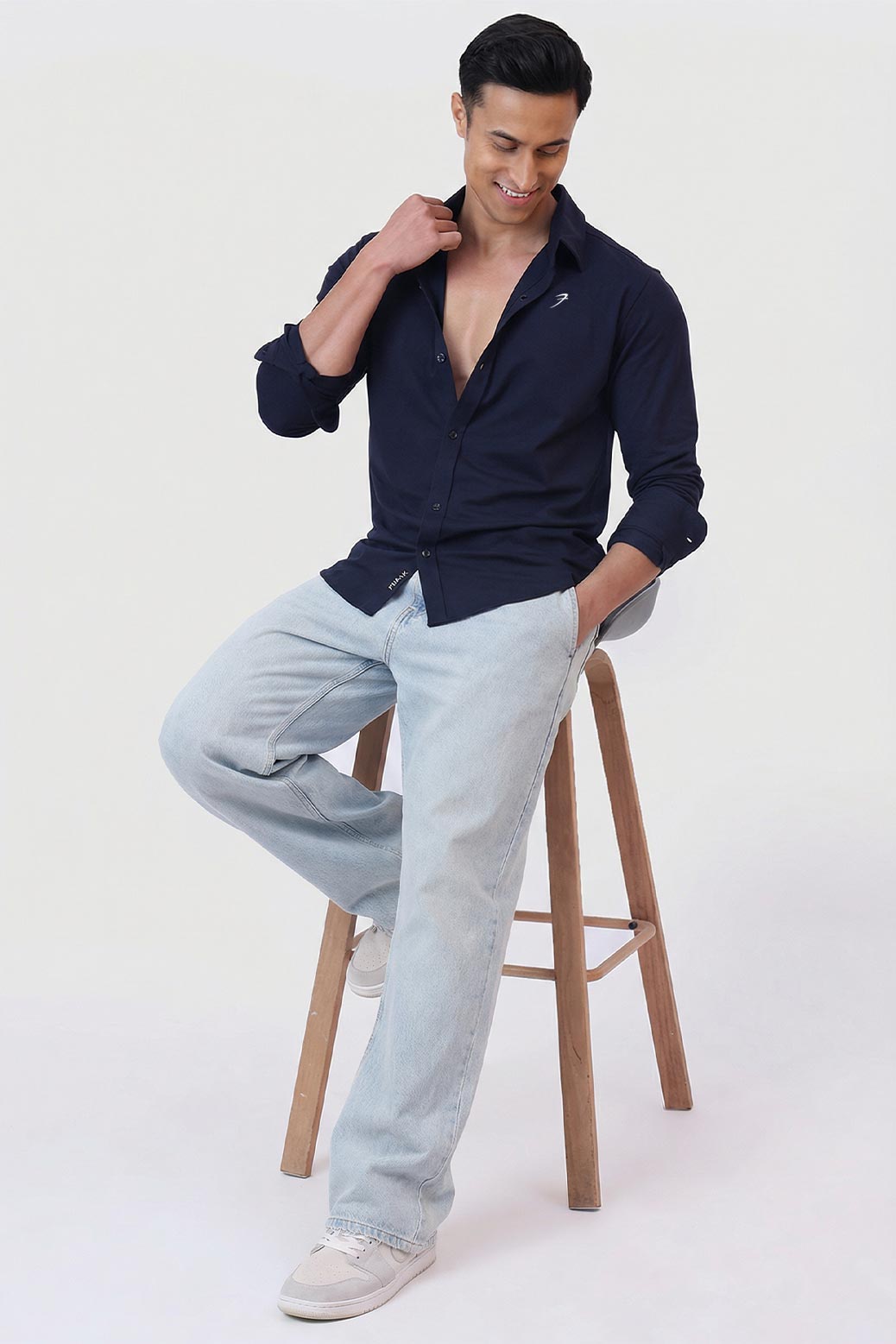 Aero Fullsleeves Shirt Navy