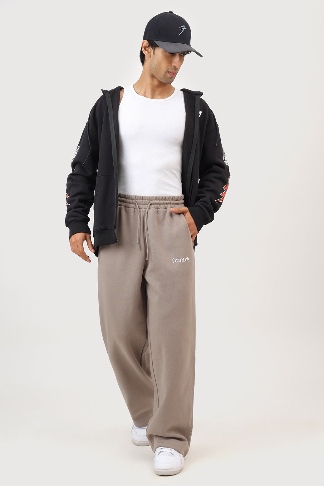 Heavyweight Loose Tracks Light Grey