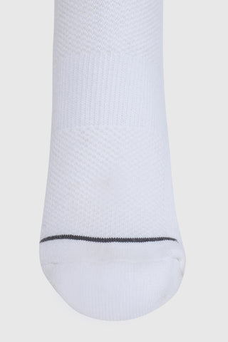 Legacy Quarter Socks White/Dark Grey