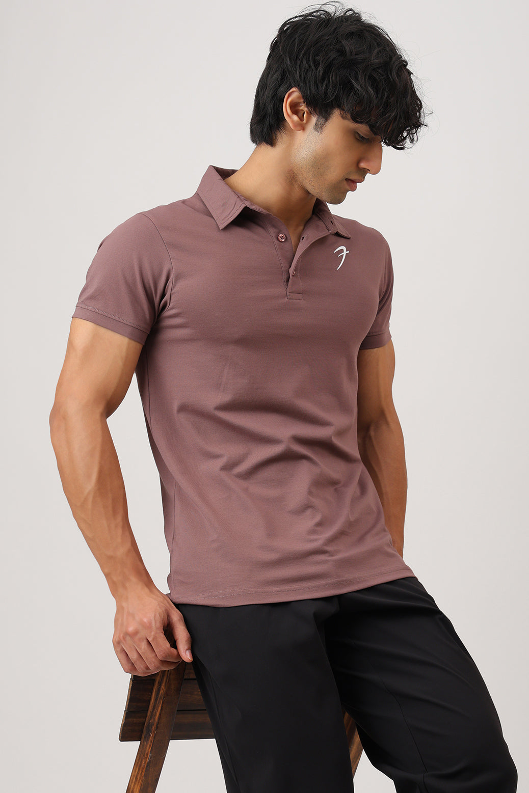 Polo T-shirt Mocha