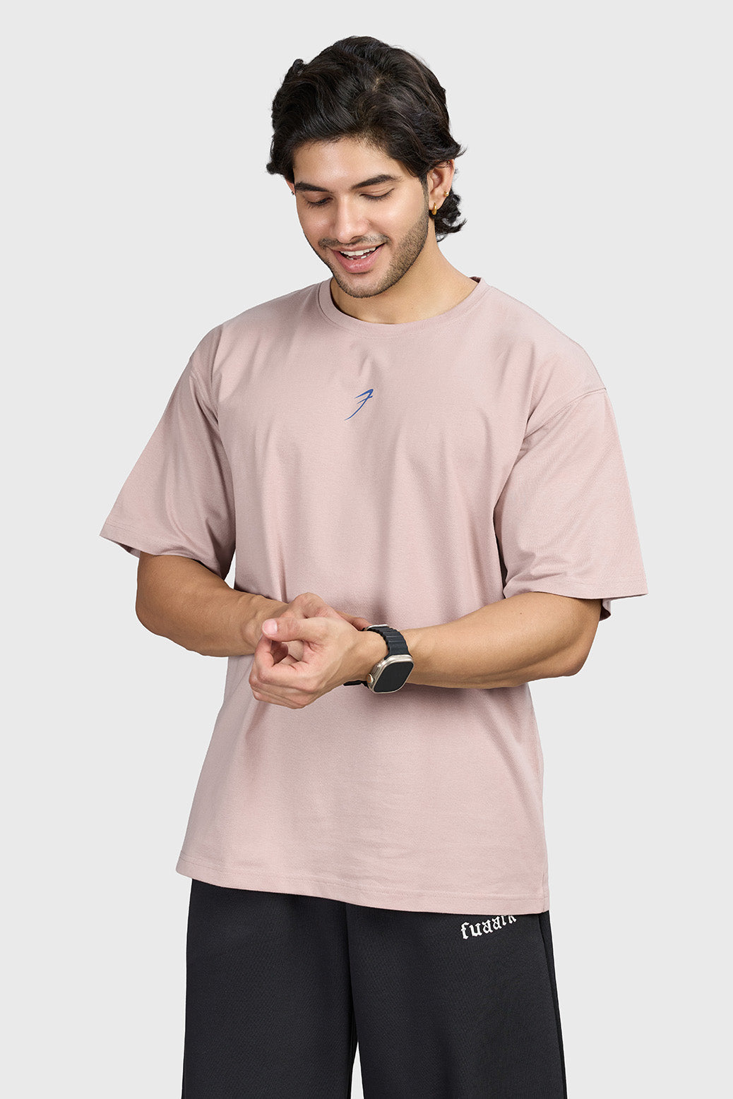 Power Oversized T-shirt Beige