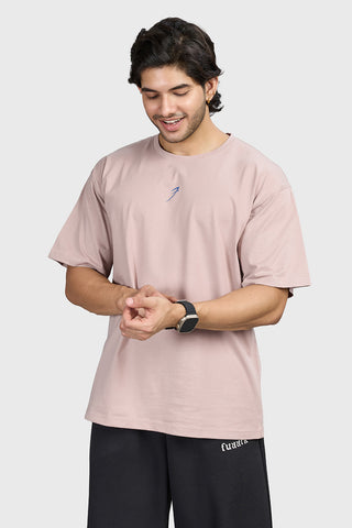 Power Oversized T-shirt Beige