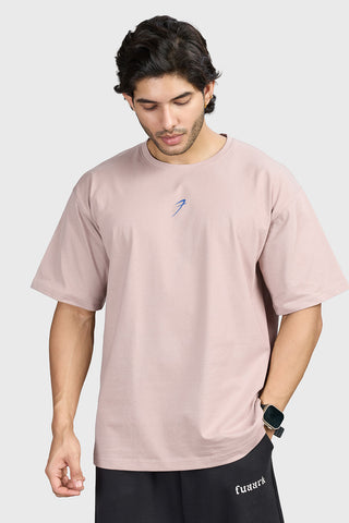 Power Oversized T-shirt Beige