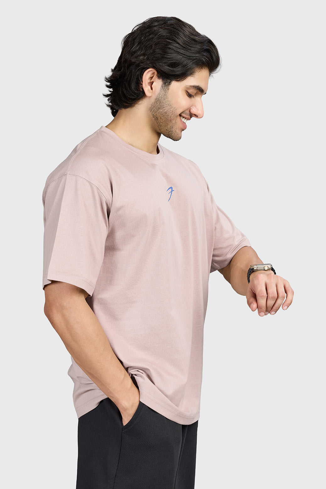 Power Oversized T-shirt Beige