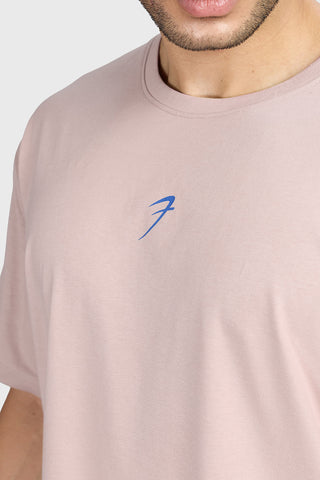 Power Oversized T-shirt Beige