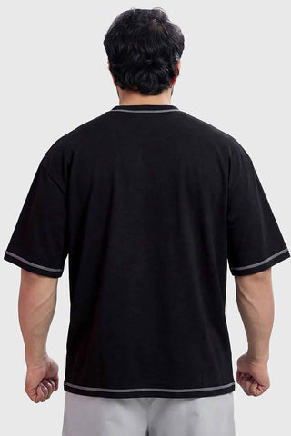 Primal Code Oversized T-shirt Black