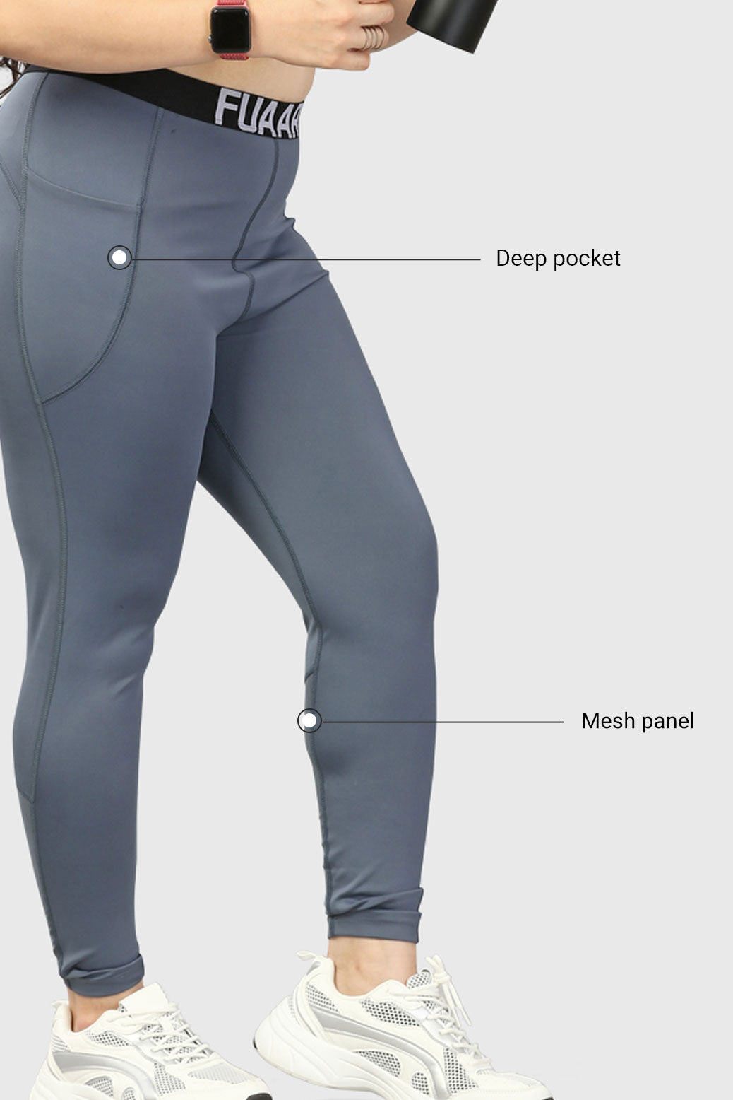 Pro Leggings Silver