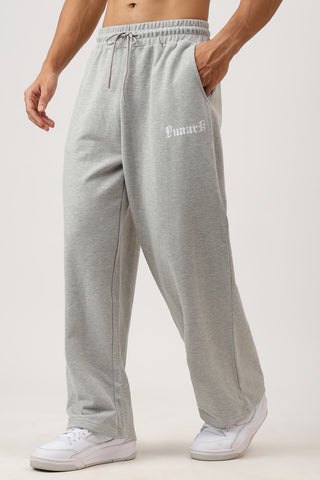 Recovery Straight Pants Melange Grey