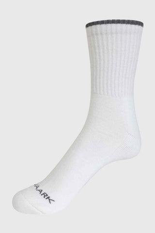 Revenge Crew Socks White/Grey