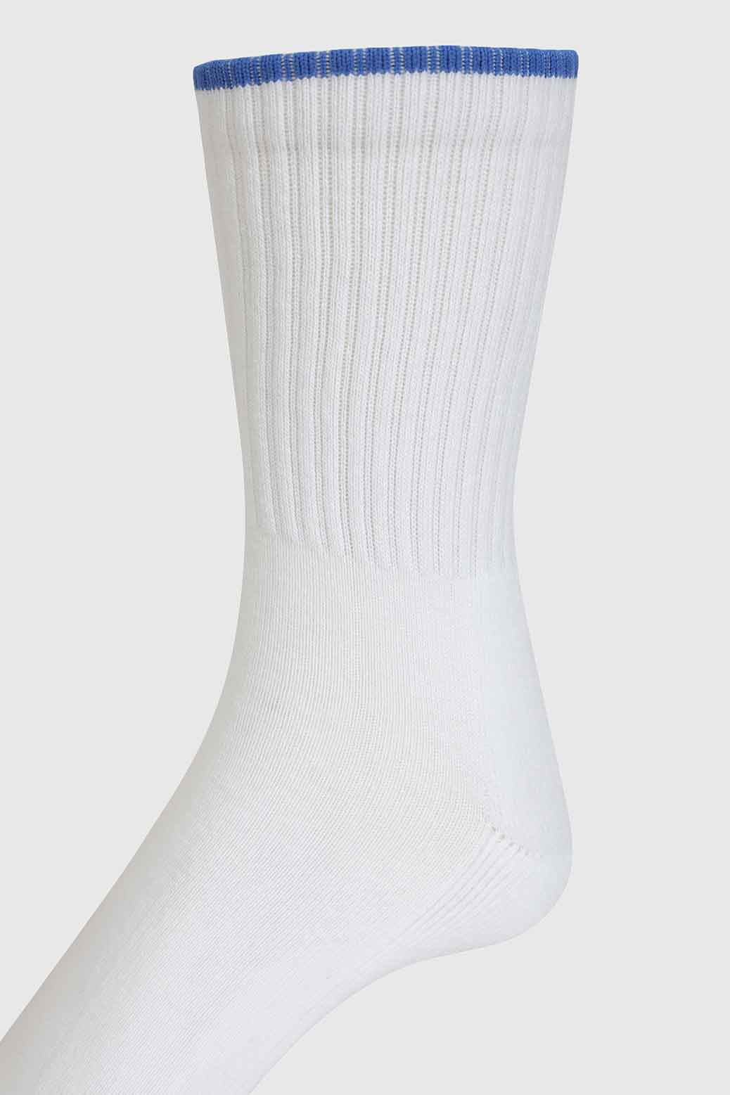Revenge Crew Socks White/Blue