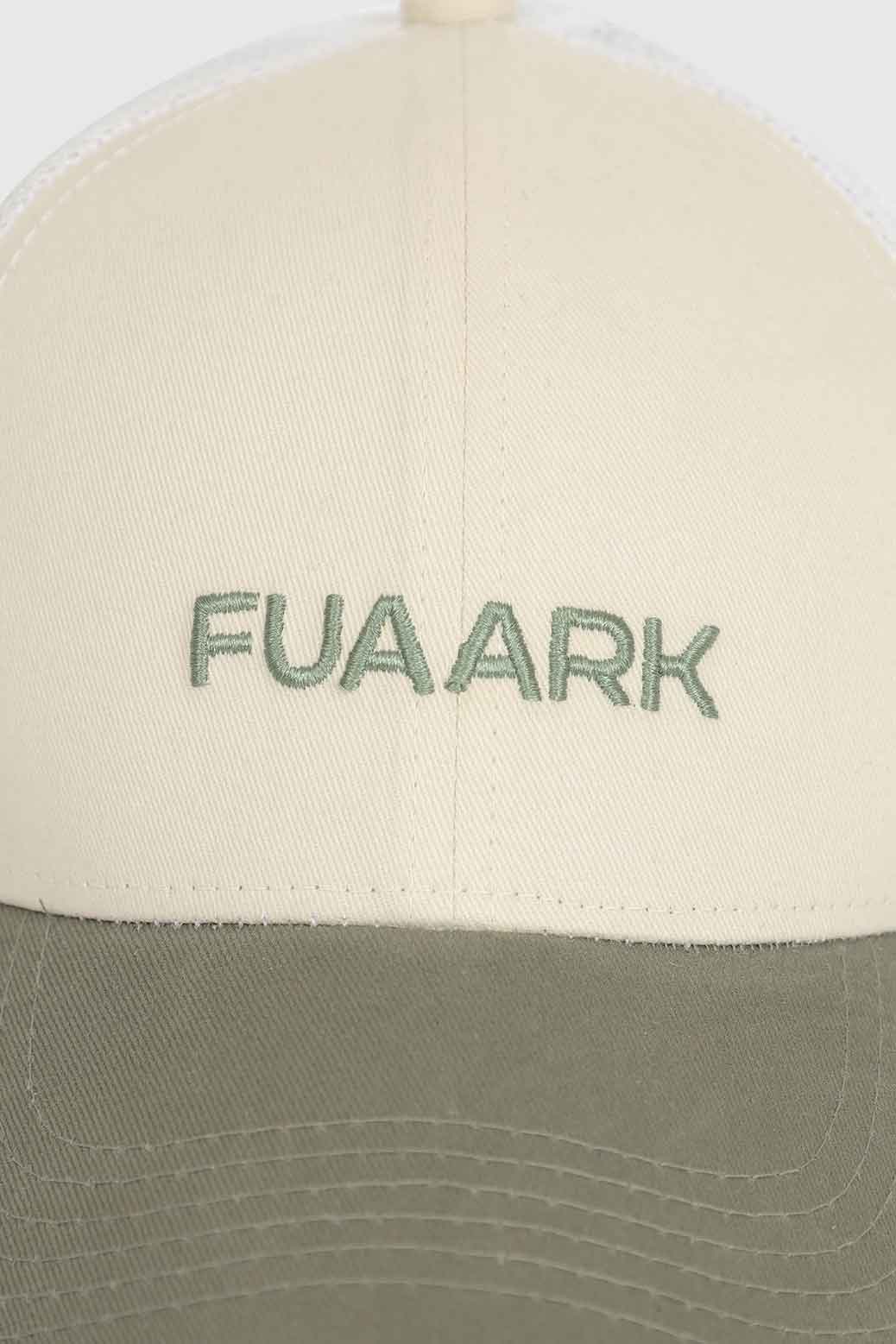 Sleek Trucker  Cap Beige/Olive