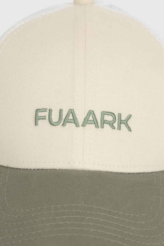 Sleek Trucker  Cap Beige/Olive