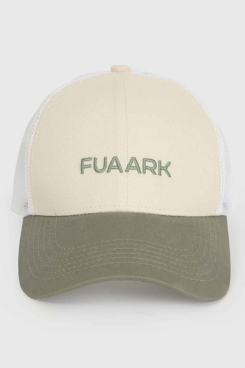Sleek Trucker  Cap Beige/Olive