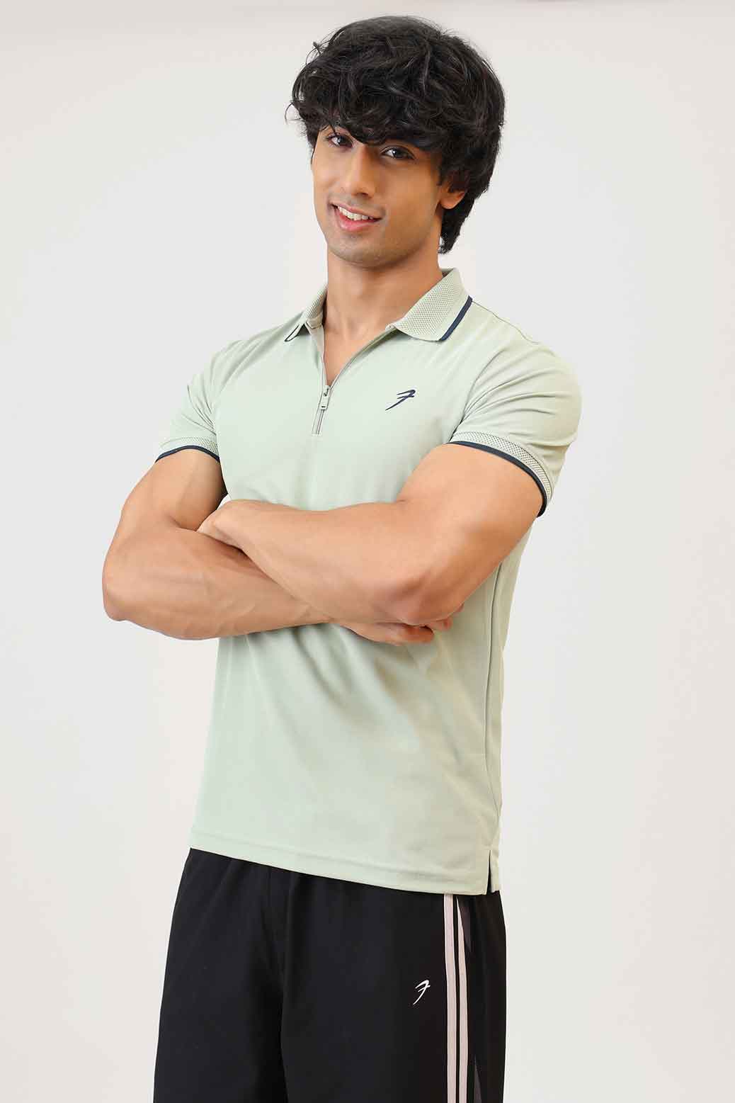 Stride Polo T-shirt Light Green