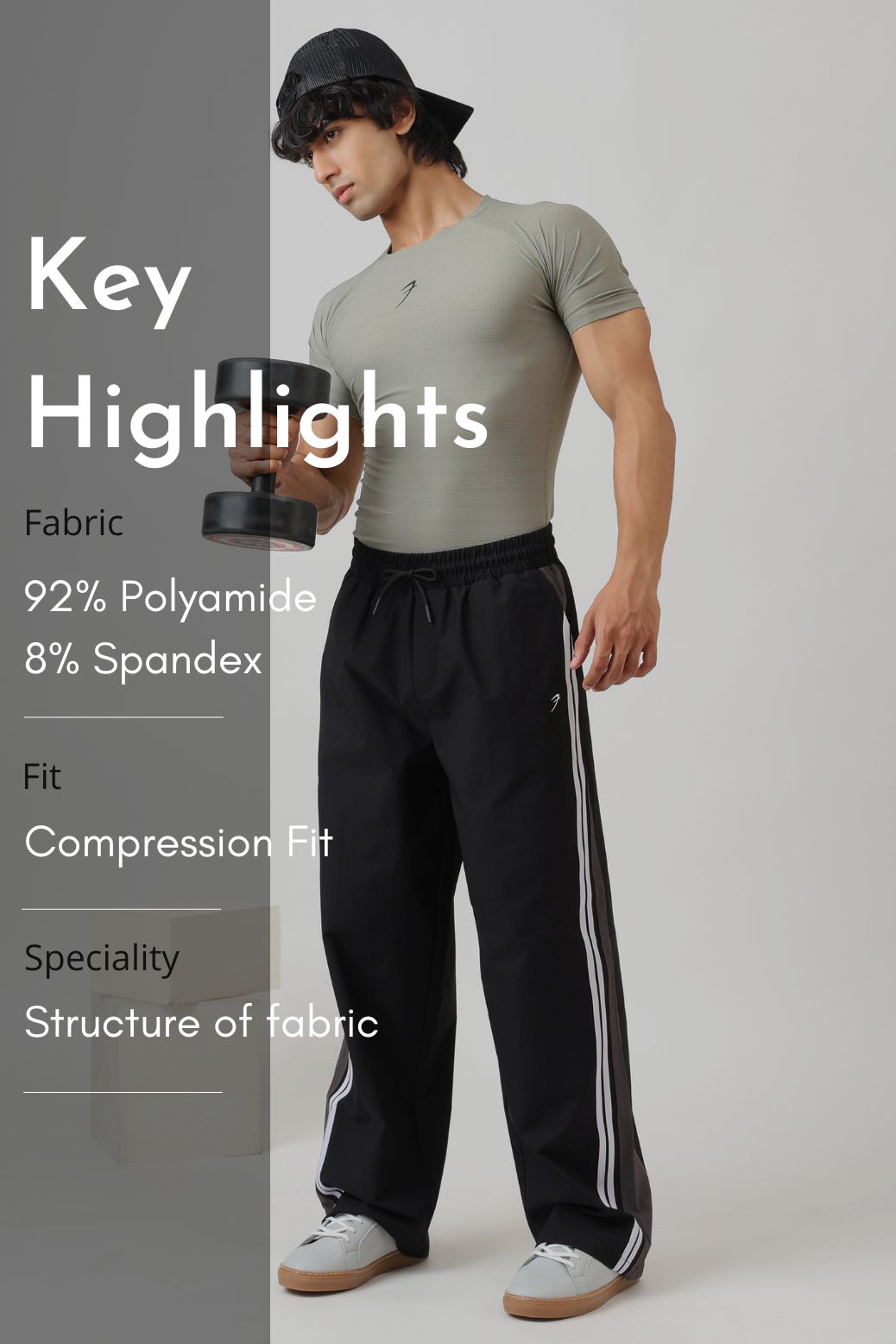 Structure Compression T-shirt Sage Green