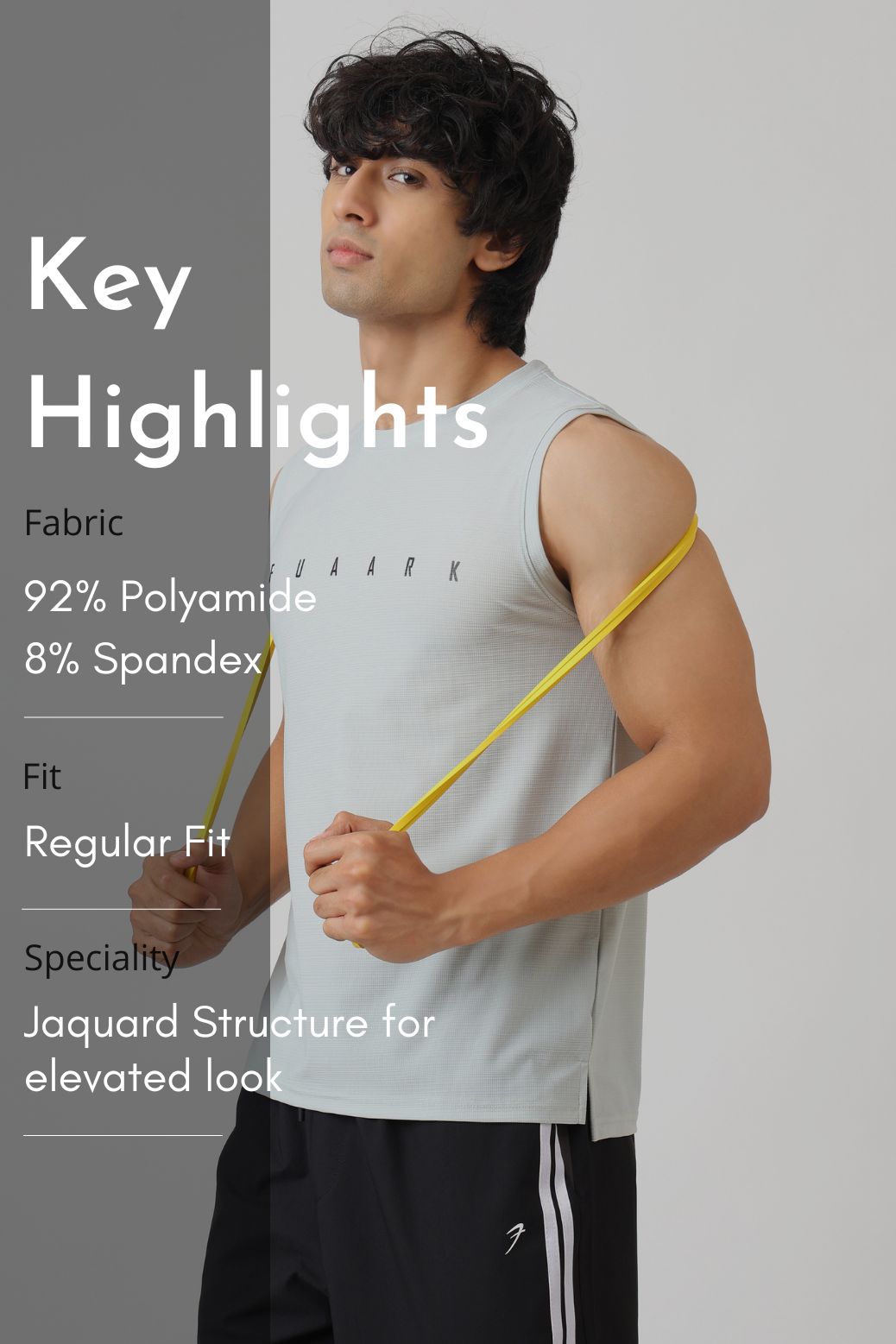 Structure Muscle Tank Light Grey