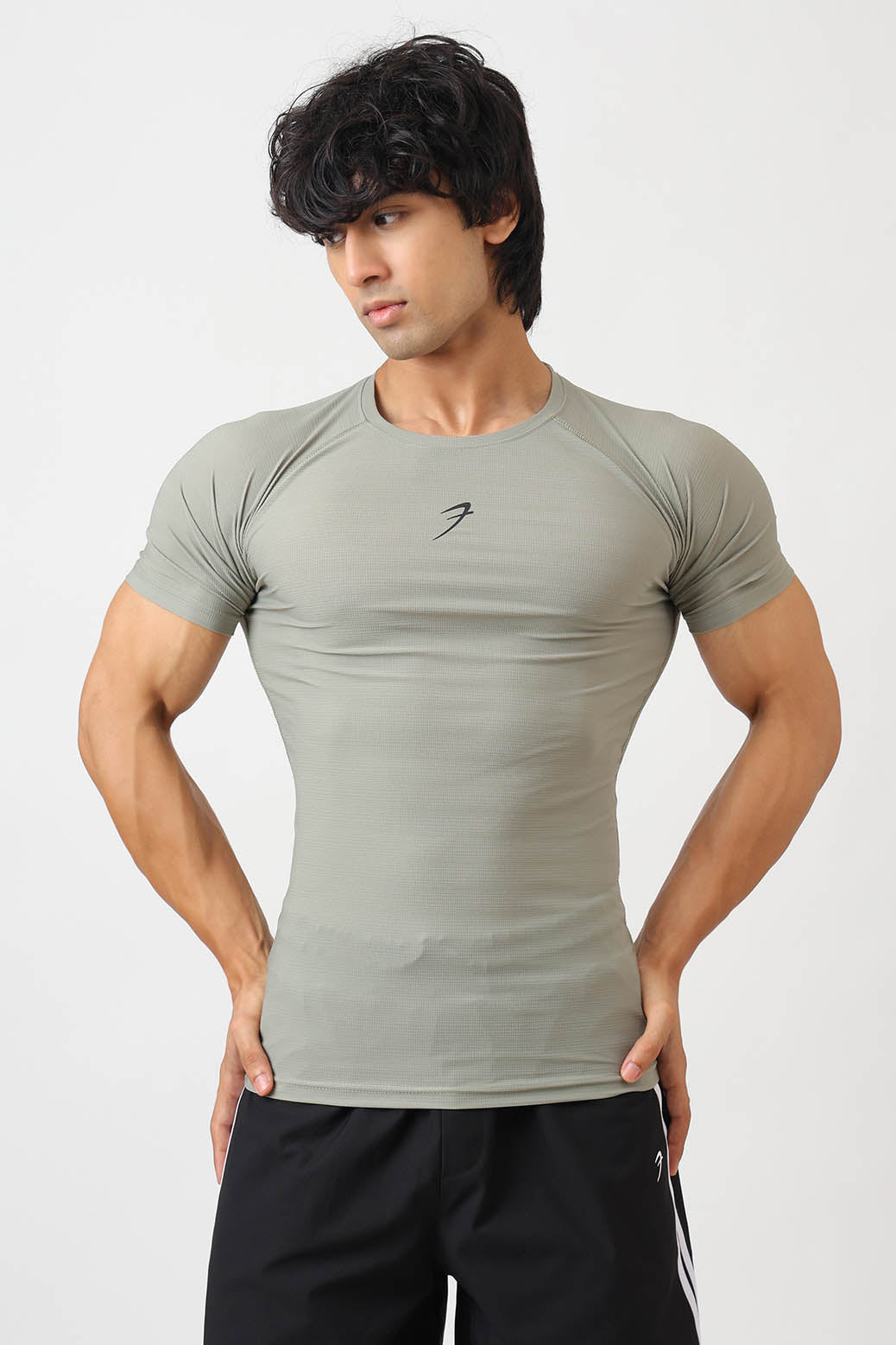 Structure Compression T-shirt Sage Green