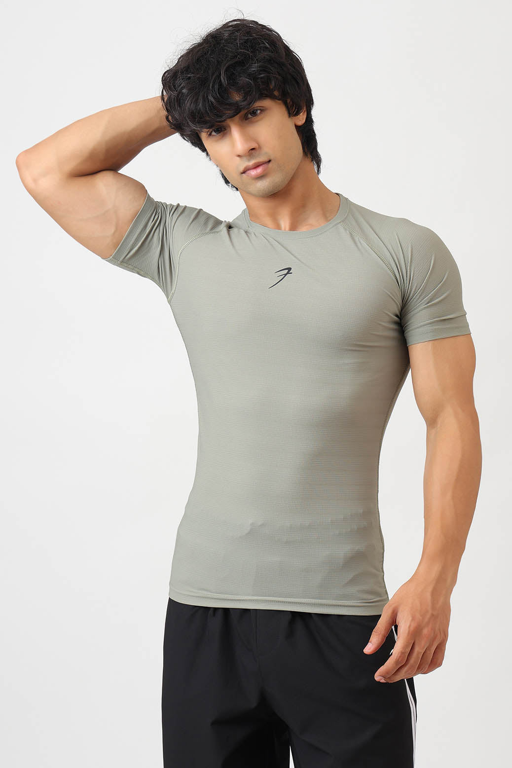 Structure Compression T-shirt Sage Green