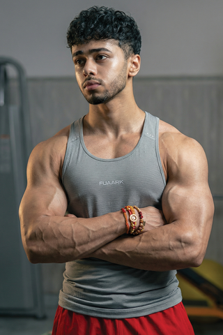 Checks Running Tank Ultimate Grey