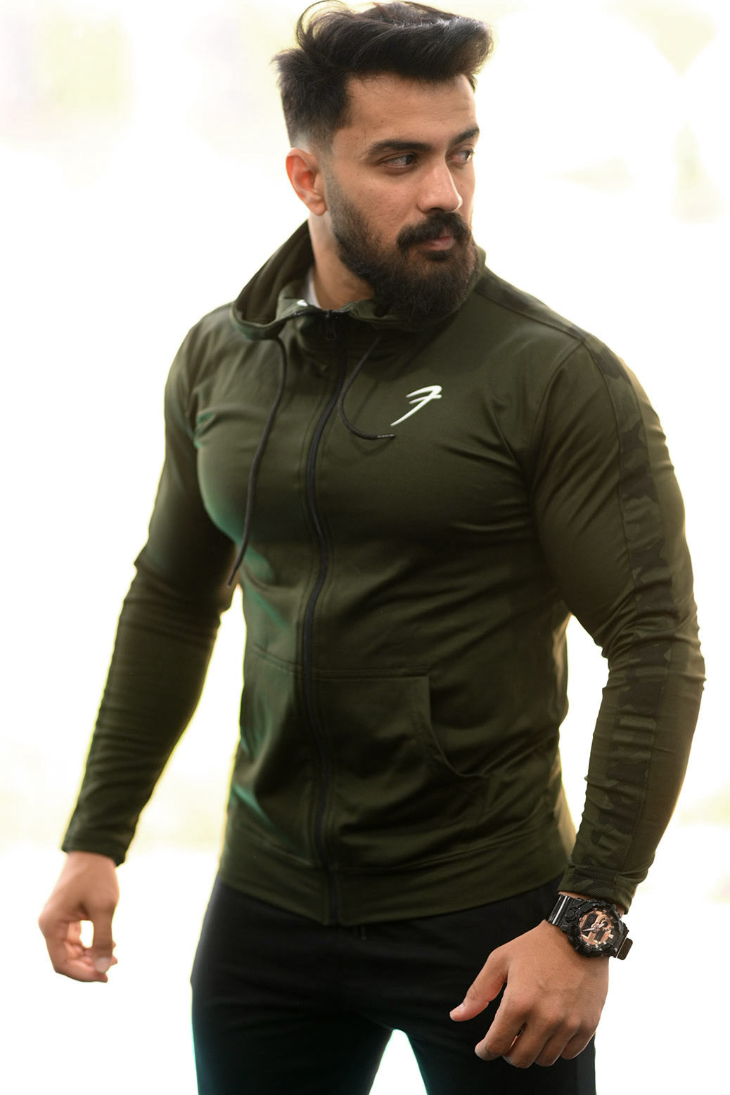Bruised Jacket Olive