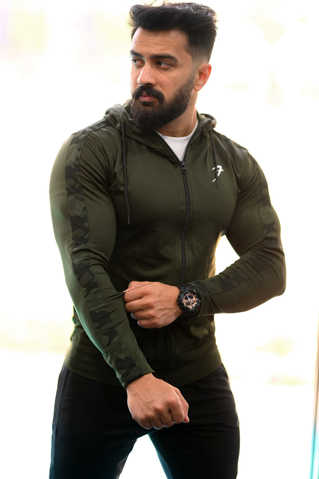 Bruised Jacket Olive
