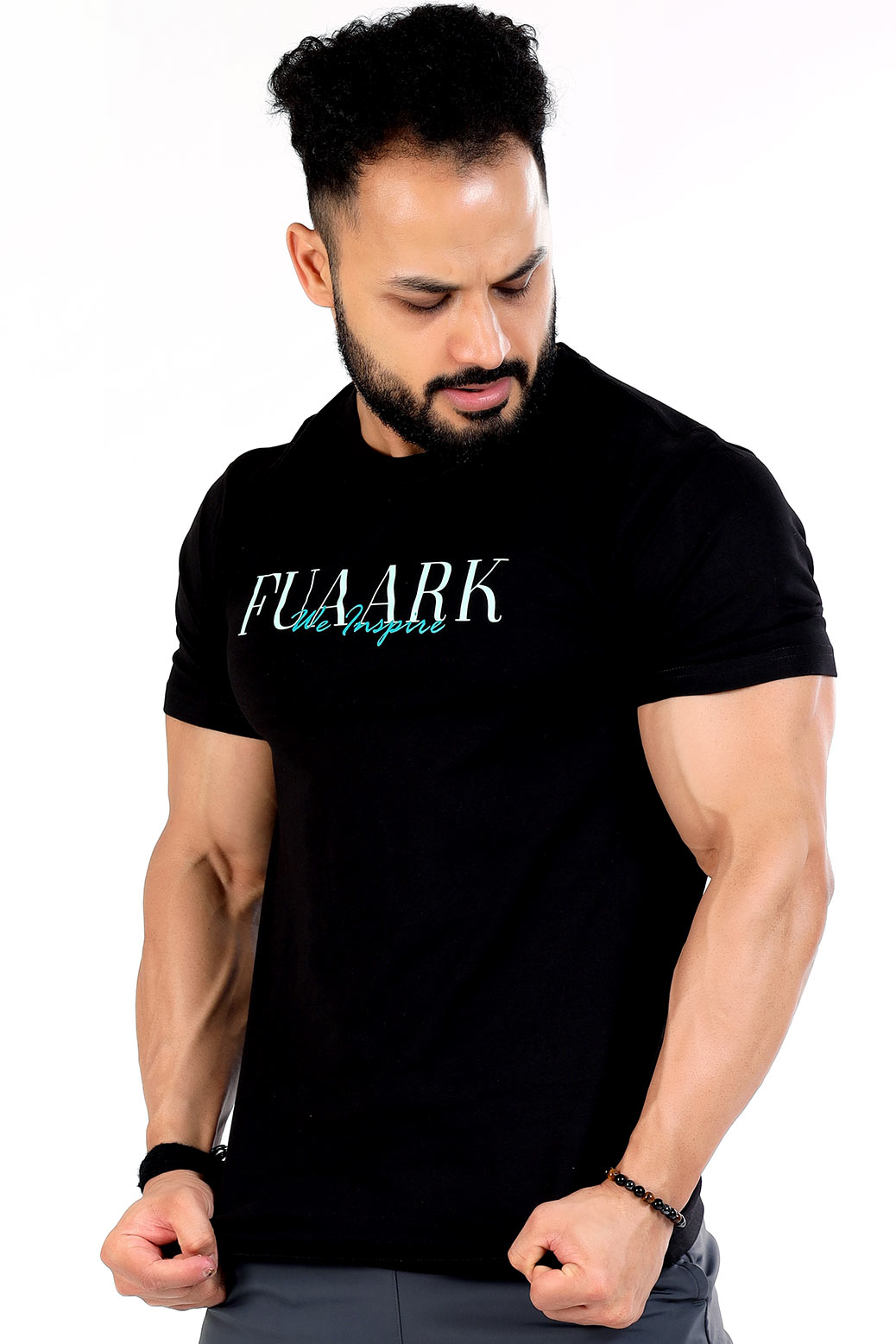 Classic Tshirt Black With Green